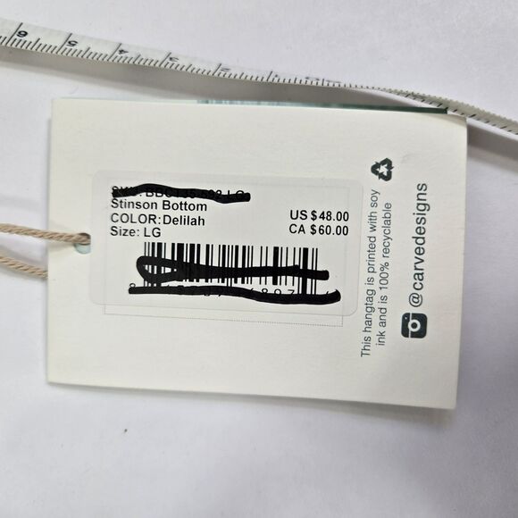 Carve Designs Women's Size Large Stinson Bottom Delilah Swim Bottom NWT - Picture 4 of 5